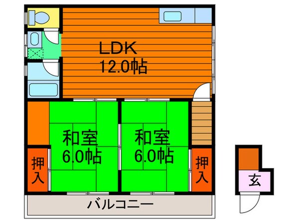 澤田マンションの物件間取画像